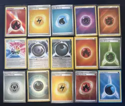 Pokemon TCG Reverse Holo Energy Lot of 52 Cards From Various Eras & Sets - Image 1