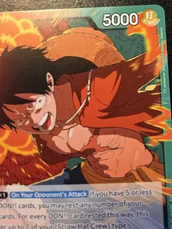 Monkey.D.Luffy OP13-001 Leader Carrying On His Will One Piece Card Game - Image 3
