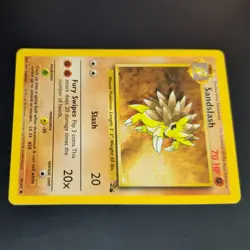 SANDSLASH 41/62 POKEMON CARD (FOSSIL SET) - Image 4