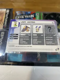 Lady Astrid Factory Sealed E-Reader Card for Pokemon Sapphire Nintendo GBA - Image 1