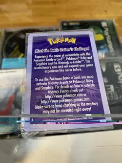 2003 Pokemon Battle e-reader Card Gentleman NILS SEALED Insert - Image 2