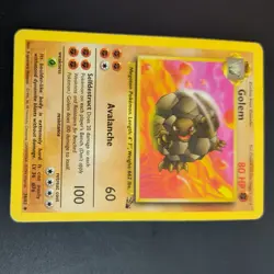 GOLEM 36/62 POKEMON CARD (FOSSIL SET) - Image 2