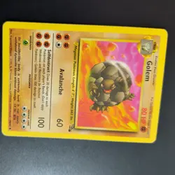 GOLEM 36/62 POKEMON CARD (FOSSIL SET) - Image 3