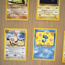 Pokemon TCG FRENCH BULK: Mix of 1st edition and unlimited vintage WOTC cards - Image 5