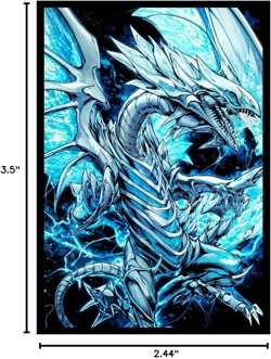 Yugioh Card Sleeves - White Dragon - 50ct - Image 4