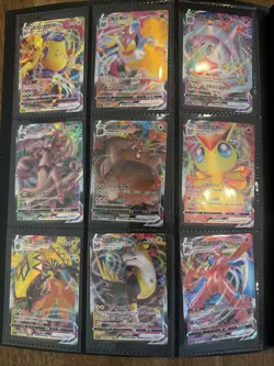 Pokemon 232 Card Binder Collection Lot NM V Ex Vmax VStar Amazing Huge Nice Gift - Image 3