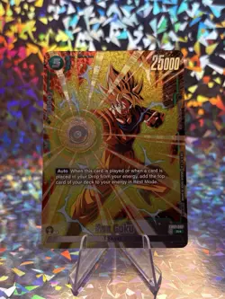 Dragon Ball Fusion World FB01-087 Son Goku Tournament Pack Winner Card ENG NM - Image 1