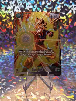 Dragon Ball Fusion World FB01-087 Son Goku Tournament Pack Winner Card ENG NM - Image 2