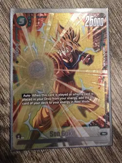 Dragon Ball Fusion World FB01-087 Son Goku Tournament Pack Winner Card ENG NM - Image 1
