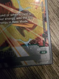 Dragon Ball Fusion World FB01-087 Son Goku Tournament Pack Winner Card ENG NM - Image 3