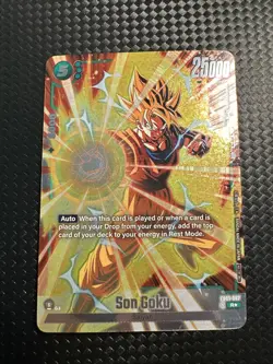 DBS Dragon Ball Fusion World FB01-087 Son Goku Tournament Winner Card - Image 2