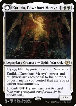 MTG - Katilda, Dawnhart Martyr - Crimson Vow - Magic the Gathering - Image 1