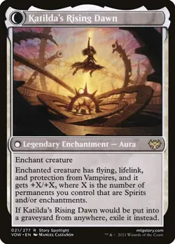 MTG - Katilda, Dawnhart Martyr - Crimson Vow - Magic the Gathering - Image 2