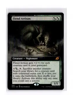 Fiend Artisan Ikoria: Lair of Behemoths Variants Extended Art NM Near Mint - Image 1