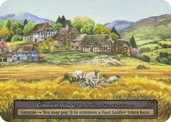 SORCERY CONTESTED REALM FOIL - Common Village (Foil) - Arthurian Legends (ART) - Image 1
