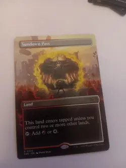Sundown Pass (Borderless) 305 Rare Secrets of Strixhaven Magic: The Gathering NM - Image 1