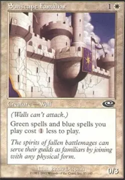 1x Sunscape Familiar Moderate Play MTG Magic - Kid Icarus - - Image 1