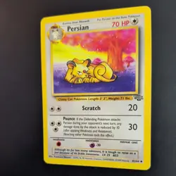 PERSIAN 42/64 POKEMON CARD (JUNGLE SET) - Image 4