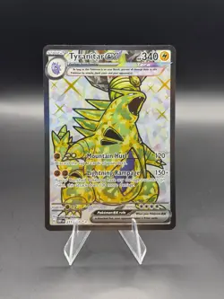 Tyranitar EX 211/197 Full Art Obsidian Flames Ultra Rare NM Pokemon TCG - Image 1