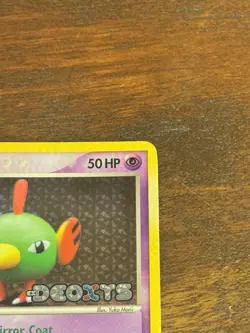 Natu- #66/107 - EX Deoxys - Stamped Reverse Holo Pokemon Nintendo English - Image 3