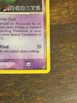 Natu- #66/107 - EX Deoxys - Stamped Reverse Holo Pokemon Nintendo English - Image 4
