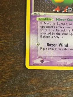 Natu- #66/107 - EX Deoxys - Stamped Reverse Holo Pokemon Nintendo English - Image 5