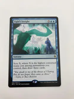 Ugin’s Insight MTG Battle for Zendikar BFZ Rare Blue Sorcery Magic Single Card - Image 1