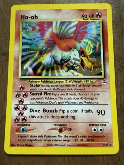 Pokemon Card Lot - Shining Tyranitar, 1st Ed Blissey, Ho Oh, Entei, Charizard 636996769739 - Image 4