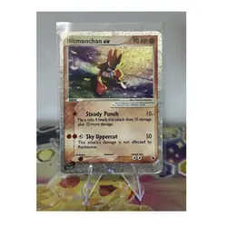 Pokemon Hitmonchan ex 98/109 EX Ruby & Sapphire Ultra Rare Holo MP/HP - Image 1