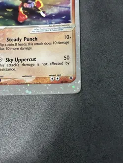 Pokemon Hitmonchan ex 98/109 EX Ruby & Sapphire Ultra Rare Holo MP/HP - Image 3