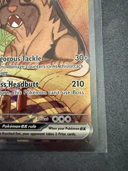 Pokemon TCG Arven's Mabosstiff EX #235/182 Sv10: Destined Rivals SAR Full Art NM - Image 4