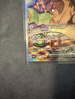 Pokemon TCG Arven's Mabosstiff EX #235/182 Sv10: Destined Rivals SAR Full Art NM - Image 5