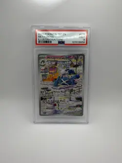 Pokemon Metagross SV05 Temporal Forces Illustration Rare Holo 178/162 PSA 9 - Image 1