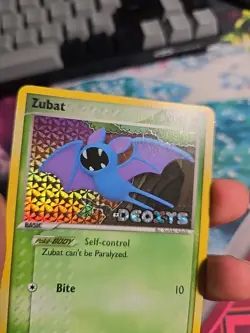 Zubat (Reverse Holo) 83/107 EX Deoxys (LP+) Pokemon TCG - Image 3