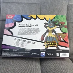 Pokemon TCG: Ascended Heroes Premium Poster Collection Mega Lucario Sealed Box - Image 2