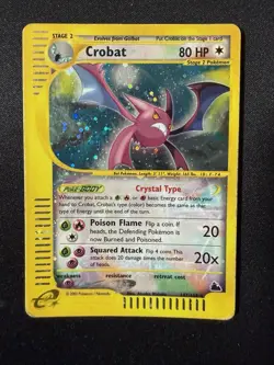Crobat 147/144 - Skyridge - Secret Rare Holo Pokemon Card - Image 1
