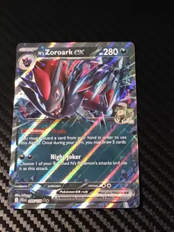 N's Zoroark ex 098/159 Sv09: Journey Together Holo English Pokemon TCG - Image 1