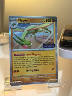Pokemon TCG - Flygon MEP 016 Phantasmal Flames Stamped Prerelease Promo - Image 1