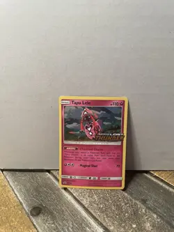 Pokemon SPANISH Tapu Lele SM152 SM Lost Thunder Prerelease Promo Holofoil LP - Image 1