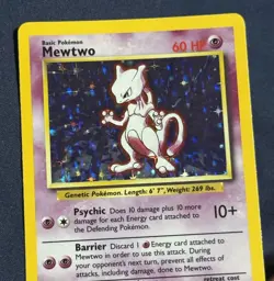 Pokemon TCG Mewtwo Base Set Holo 10/102 - Image 2