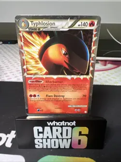 Typhlosion Prime HGSS1 HeartGold SoulSilver 110/123 Ultra Rare Holo Pokemon - Image 1