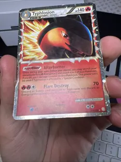 Typhlosion Prime HGSS1 HeartGold SoulSilver 110/123 Ultra Rare Holo Pokemon - Image 3