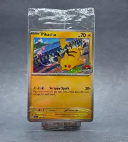 Pokemon - 190 Pikachu SV Scarlet & Violet Black Star Promo Rare Holo NM Sealed - Image 1
