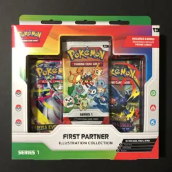 Pokemon TCG First Partner Illustration Collection Series 1 Box Sealed - Image 1