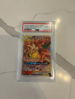 Pokemon TCG Charizard & Braixen GX Holo Ultra Rare Full Art 22/236 - Image 1