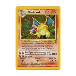 Pokemon Pokemon Base Set 2 Charizard (HR) #4 (Holo) Fair- - Image 1