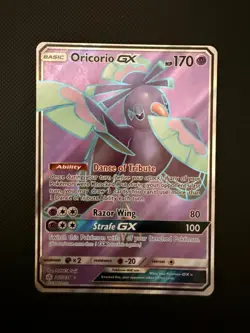 Pokemon Sun & Moon Full Art - Cosmic Eclipse 217/236 Oricorio GX - Image 1