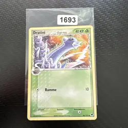 Dratini 46/101 Reverse Holo Stamped Ex Dragon Frontiers Deutsch Pokemon Karte - Image 1