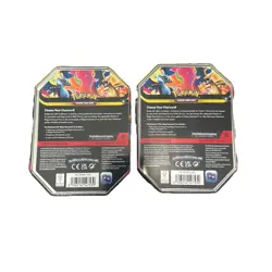 2x Mega Charizard Ex Tin - Mega Charizard Y EX Promo Factory Sealed - Image 2