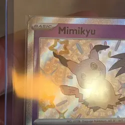 Mimikyu 160/091 Paldean Fates Shiny Holo Rare Baby 🔥 Pokemon - Image 3